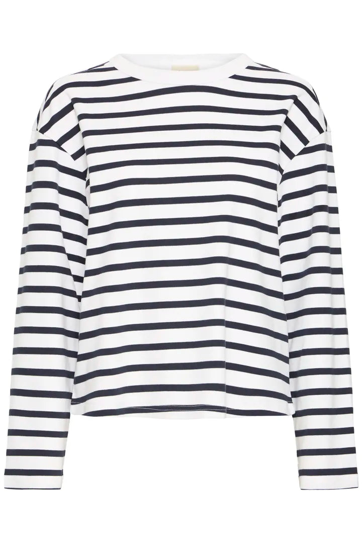 Striped long sleeve T-shirt