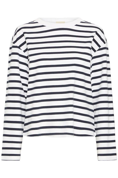 Striped long sleeve T-shirt
