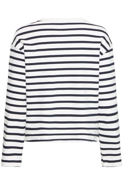 Striped long sleeve T-shirt