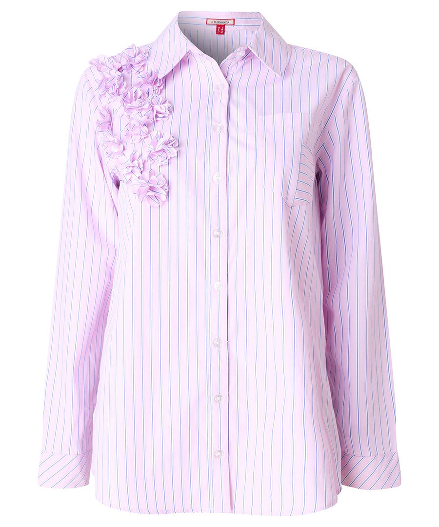 Fabulous Floral Stripe Shirt