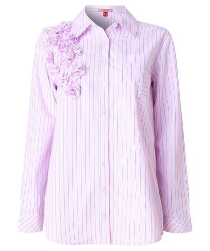 Fabulous Floral Stripe Shirt
