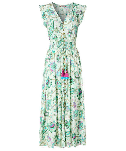 Helena Printed Maxi Dress (petite)