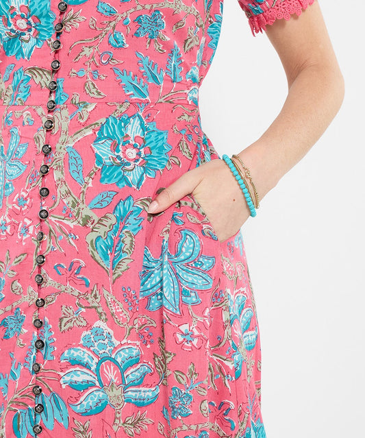 Lyla Cotton Printed Dress (petite)