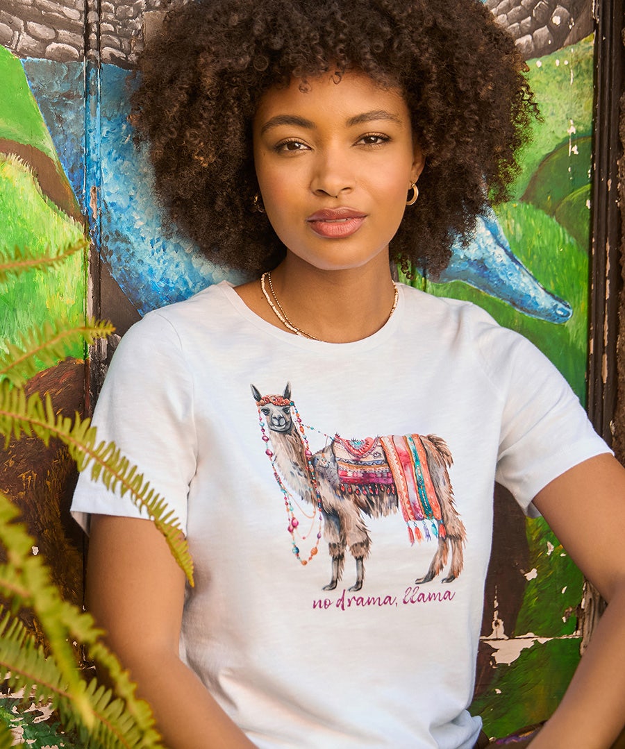 No Drama Llama Graphic Tee