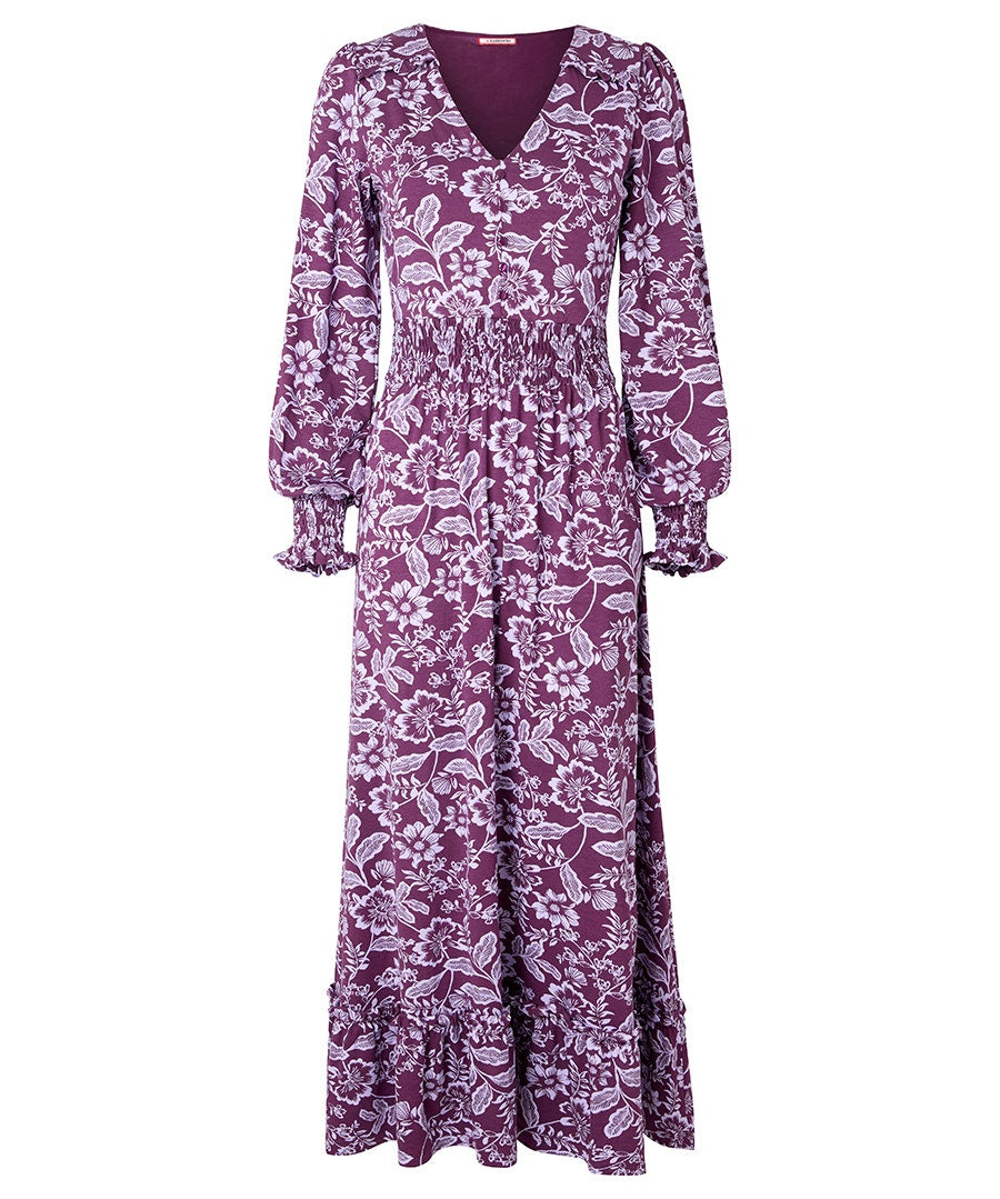 Thea Long Sleeve Jersey Maxi Dress Petite