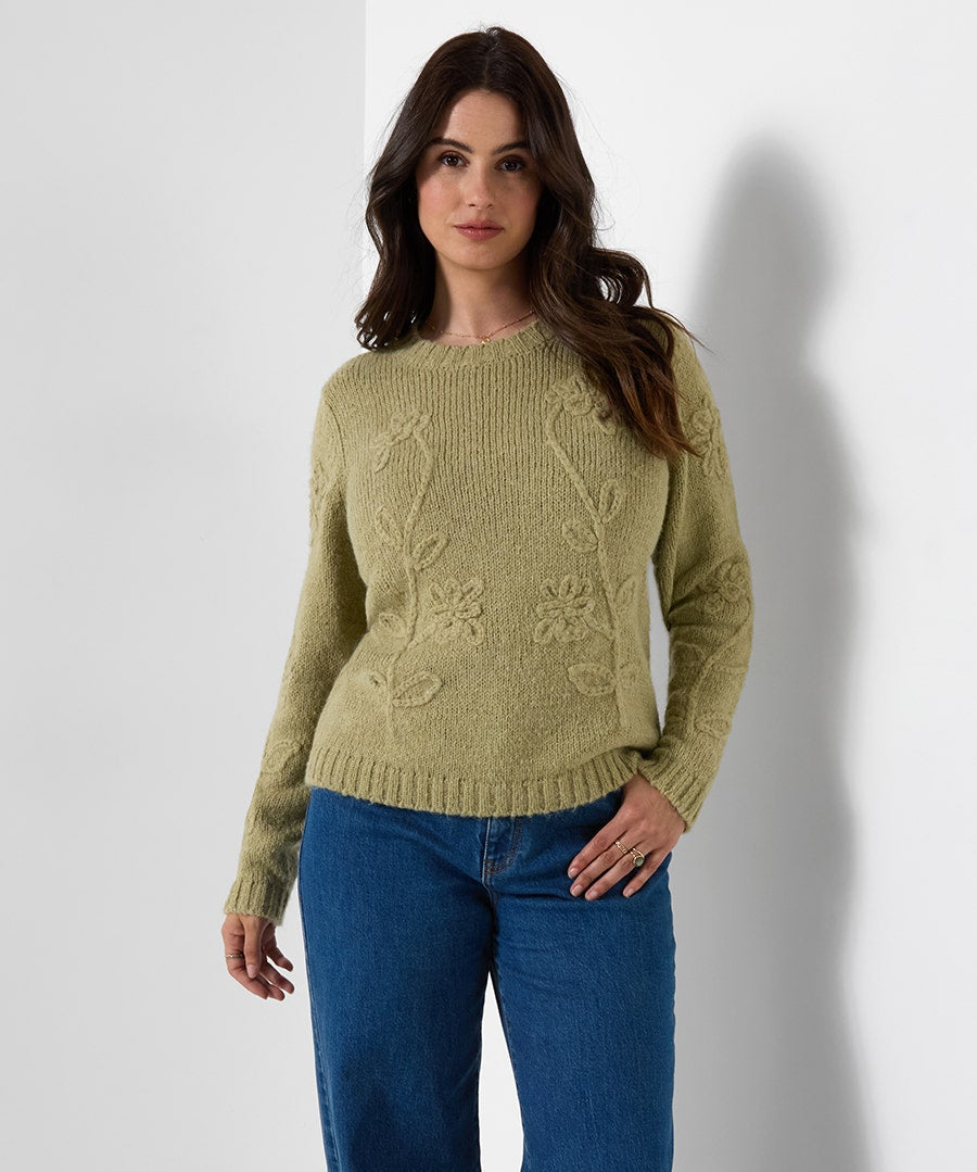 Tallulah Floral Embroidered Jumper