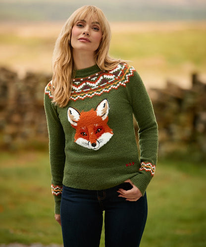 Fantastic Fox Embroidered Jumper