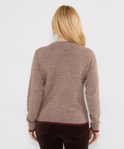 Cooper Embroidered Fluffy Dog Jumper