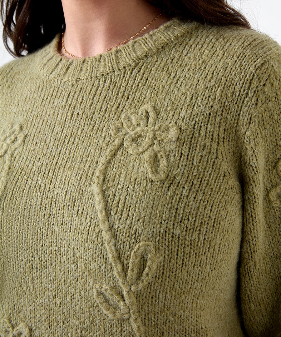 Tallulah Floral Embroidered Jumper