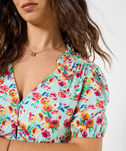 Francesca Floral Tea Dress