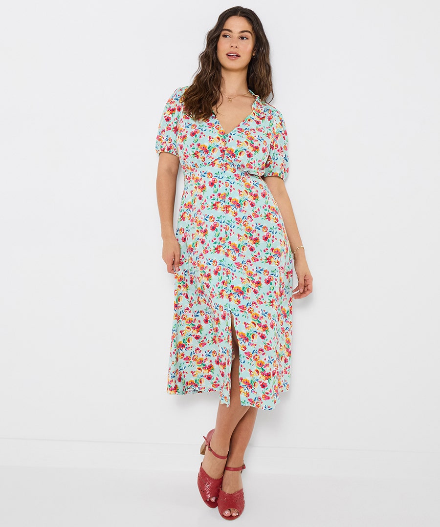 Francesca Floral Tea Dress