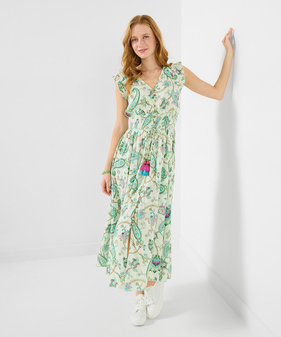 Helena Printed Maxi Dress