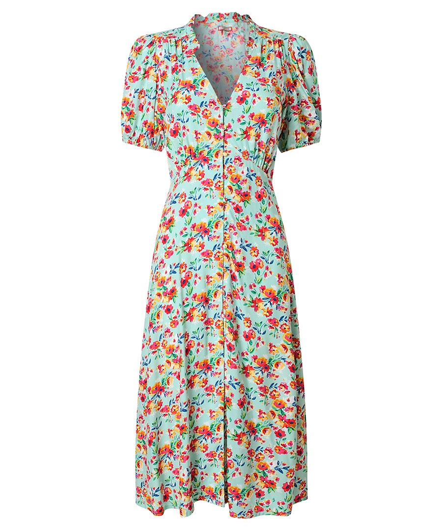 Francesca Floral Tea Dress
