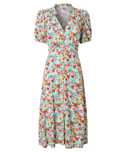Francesca Floral Tea Dress