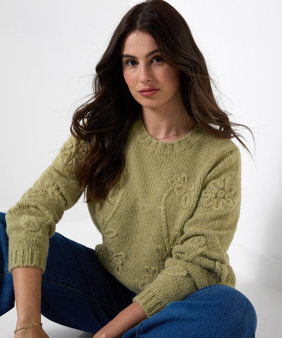 Tallulah Floral Embroidered Jumper