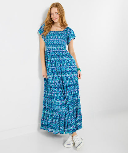 Beach Boutique Crinkle Dress